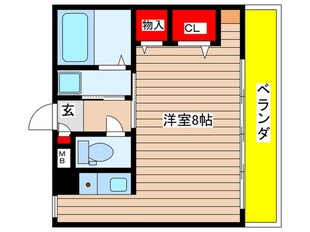 シャンブル村瀬の物件間取画像